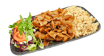 60. Dönerteller mit Reis & Salat